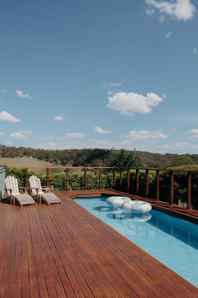 The magnesium pool at Bunnyconnellen. Bunnyconnellen Winter Accommodation
