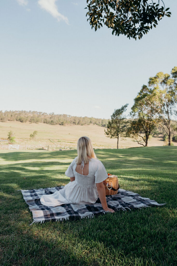The perfect picnic spot at Bunnyconnnellen. Bunnyconnellen Winter Accommodation