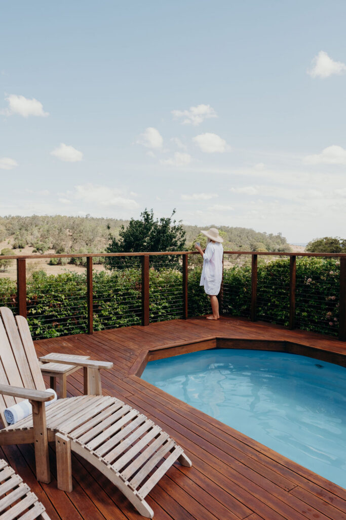the magnesium lap pool at Bunnyconnellen. Bunnyconnellen Winter Accommodation